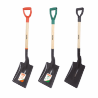 Pala Cuadrada Plana Mango Corto